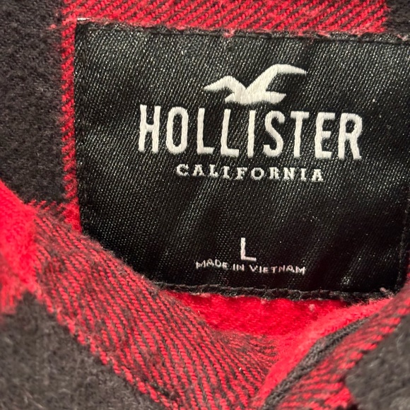 Hollister Buffalo Print Flannel Shirt - Picture 6 of 7